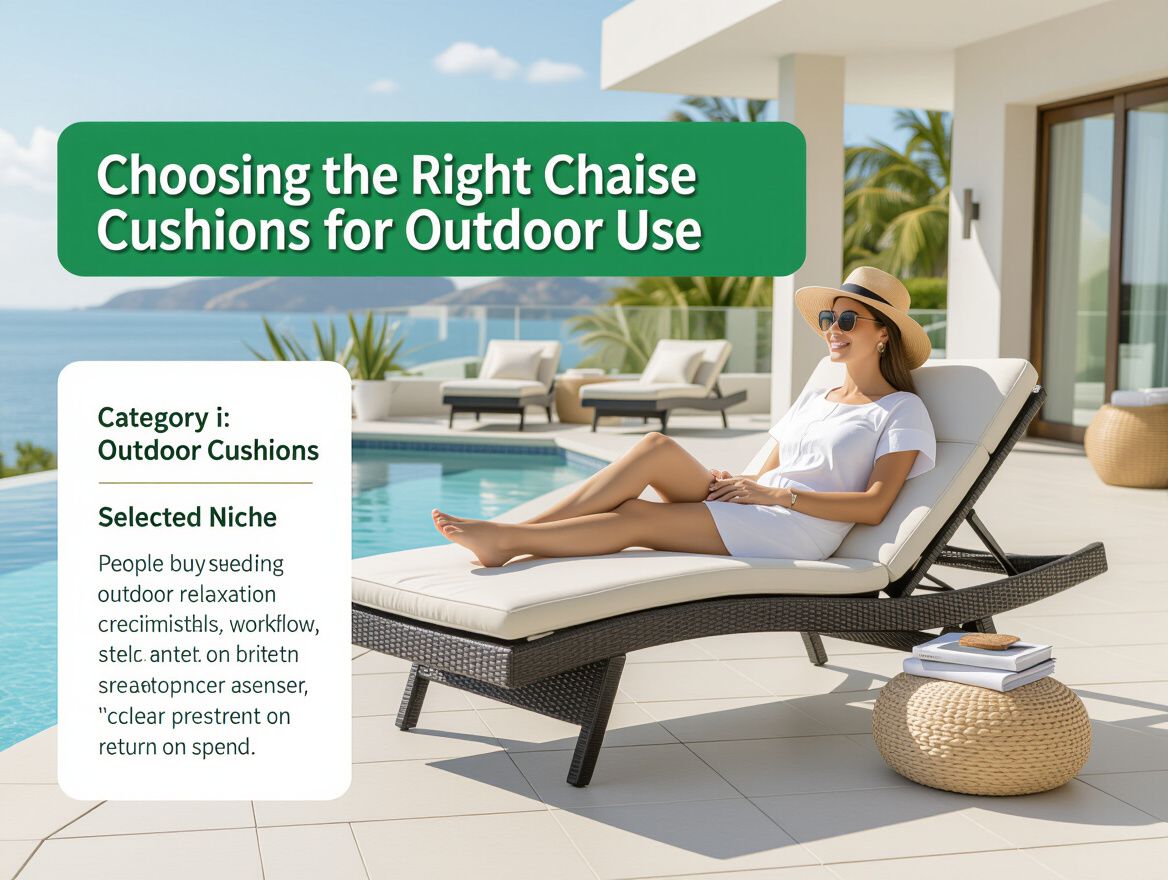 Choosing the Right Chaise Lounge Cushions for Outdoor Use