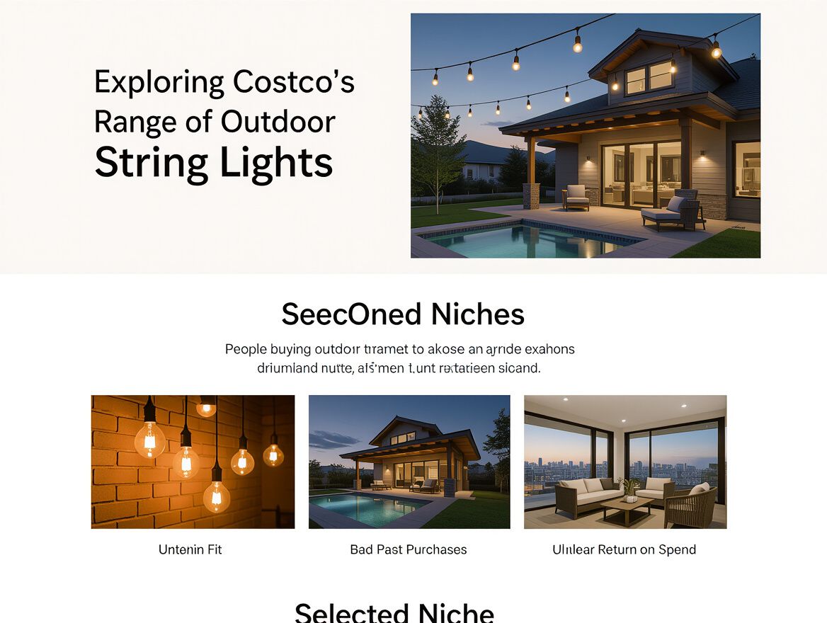 Exploring Costco's Range of Outdoor String Lights