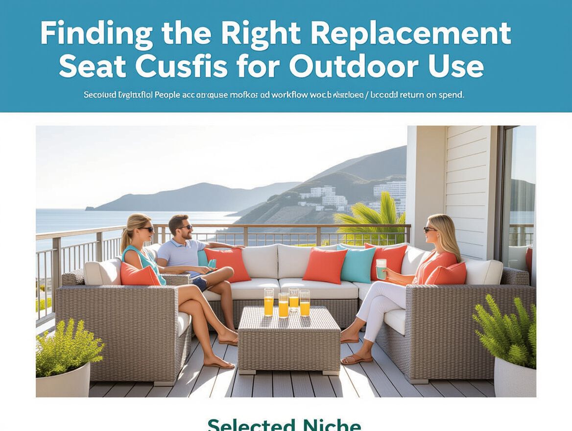 Finding the Right Replacement Seat Cushions for Outdoor Use