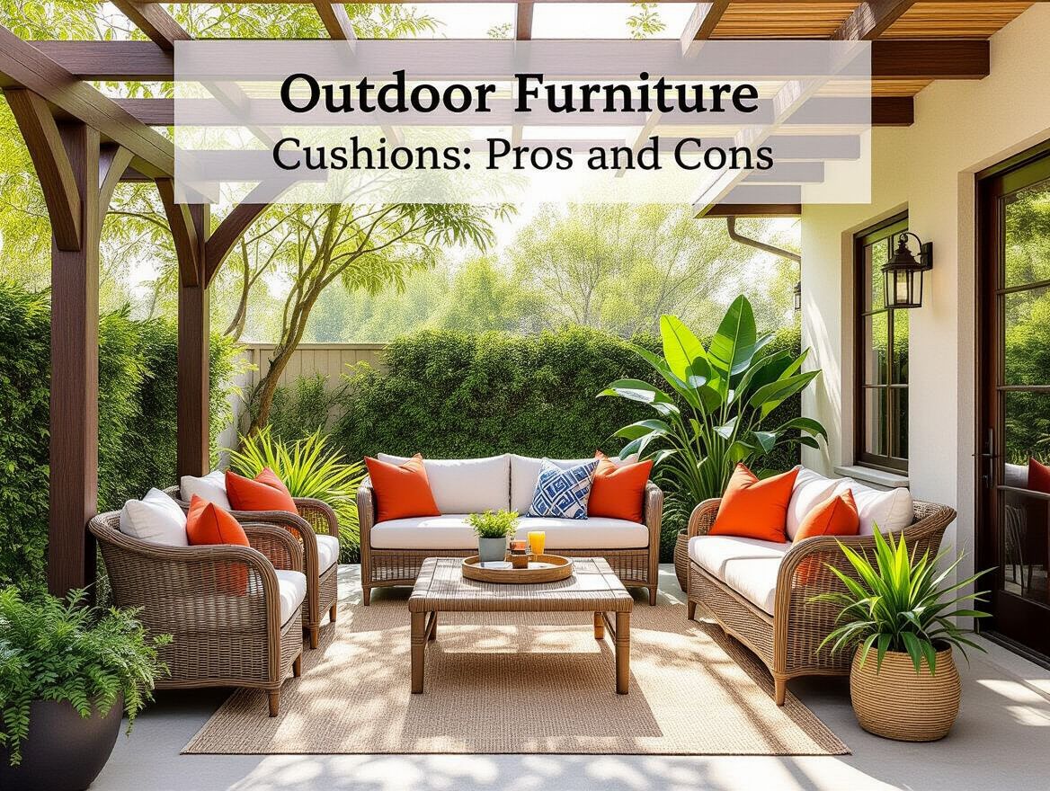Outdoor Furniture Without Cushions: Pros and Cons