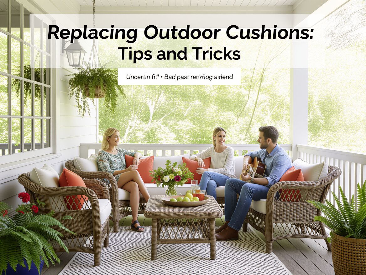 Replacing Outdoor Cushions: Tips and Tricks