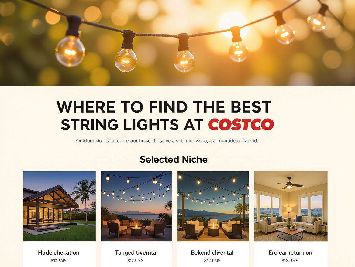 Where to Find the Best Outdoor String Lights at Costco